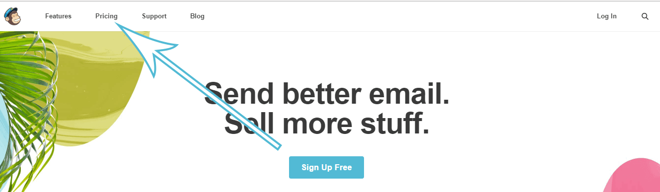 MailChimp Onboarding Sign Up for free