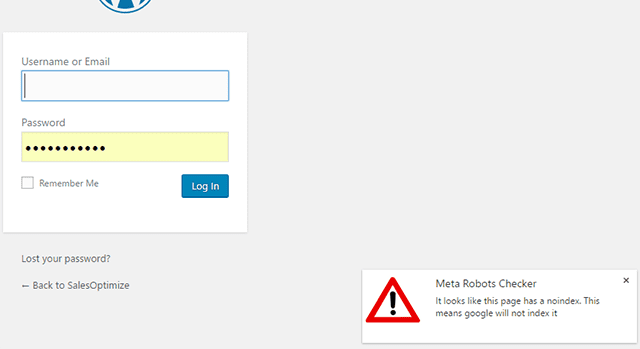 NoFollowNoIndex Meta Robots checker